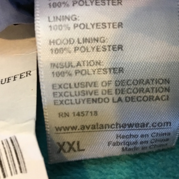 Host Pick-NWT Avalanche Navy Blue 3IN 1 Puffer Winter Jacket in Size 2XL - Picture 8 of 10